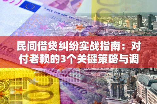 北京民间借贷纠纷实战指南：对付老赖的3个关键策略与调解盲区解析