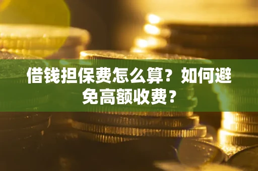 北京借钱担保费怎么算？如何避免高额收费？